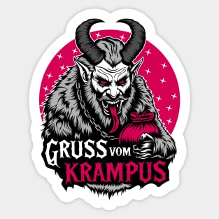 Gruss Vom Krampus Sticker